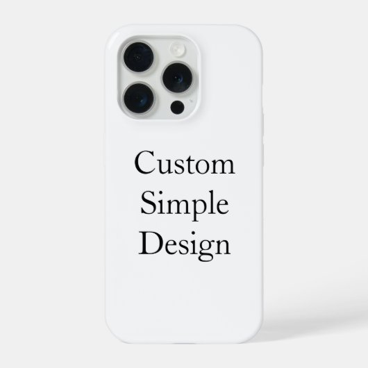 Étui iPhone simple personnalisé promotionnel  (Verso)