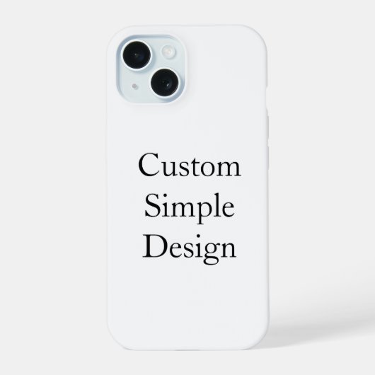 Étui iPhone simple personnalisé promotionnel (Verso)