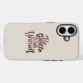 Étui iPhone Sois Gentil Avec Toi-Même  (Verso (horizontal))