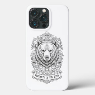 Étui iPhone Strength of the Wild Vintage Bear