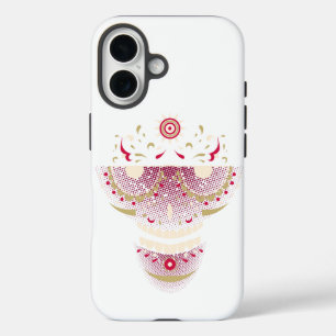 Étui iPhone Sugar Skull avec lunettes rétro Día