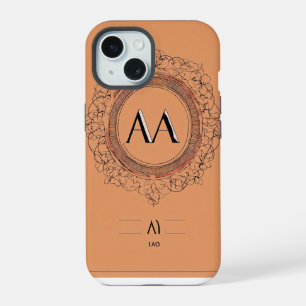 Étui iPhone Symbole Initiales Minimaliste - IAO