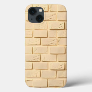 Étui iPhone texture brique beige Style Urbain