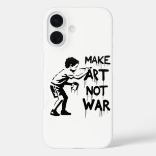 Étui iPhone Toile Urbaine : Artiste Rebelle