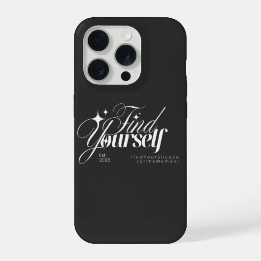 Étui iPhone Typographie Esthétique Trouvez-Vous (Verso)