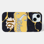 Étui iPhone Typographie Moderne Gras – Couverture (Verso (horizontal))