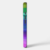 Étui iPhone Vagues Superposées | Coloré (Verso / Gauche)