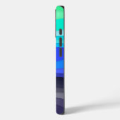 Étui iPhone Vagues Superposées | Galaxie Sombre (Verso / Gauche)