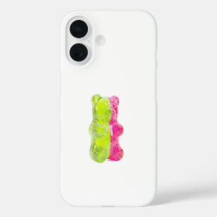 Étui iPhone vert citron Jelly Gummy Bear 3D person