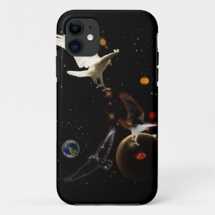 Étui iPhone White Raven Fantasy Wildlife
