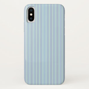 Étui iPhone X Case-Mate rayé bleu scintillant