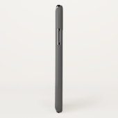 Étui iPhone X Gris foncé (Dos/Droite)