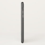 Étui iPhone X Gris foncé (Dos/Gauche)