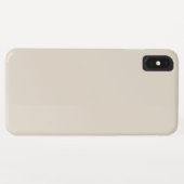 Étui iPhone XS Max Bone White (Dos (Horizontal))