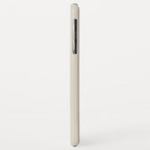 Étui iPhone XS Max Bone White (Dos/Gauche)