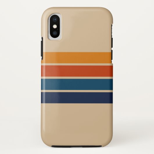 Étui iPhone XS Rétro 70s (Dos)