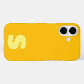 Étui jaune personnalisé pour iPhone / iPad (Verso (horizontal))