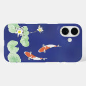 Étui Koi Pond Blue iPhone 16 Ultra Mince (Verso (horizontal))
