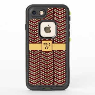 Étui Lifeproof à motif chevron imprimé léopard