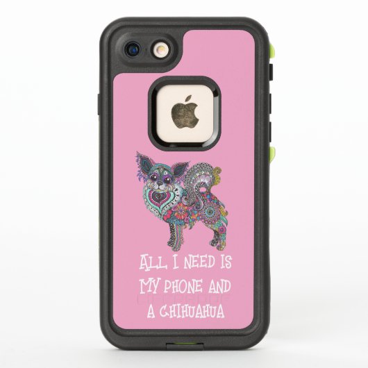 Étui LifeProof avec Chihuahua (Dos)