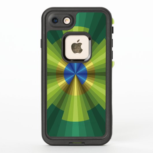 Étui Lifeproof avec illusion de paon (Dos)