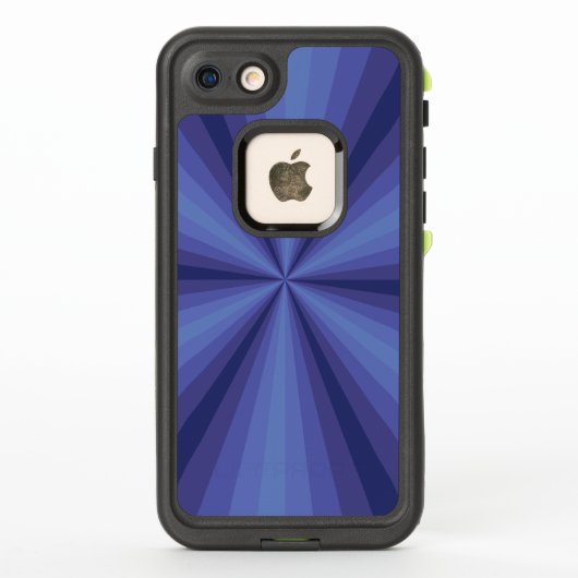 Étui Lifeproof Bleu à Illusion d'Optique (Dos)