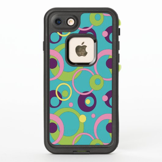 Étui Lifeproof Cercles Bleus Funky (Dos)