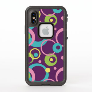 Étui Lifeproof Cercles Violets Funky