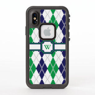 Étui Lifeproof Green Argyle