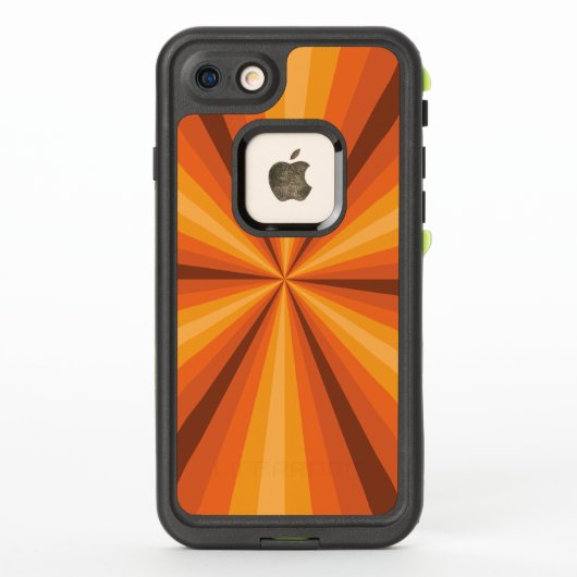 Étui Lifeproof Orange Illusion Optique (Dos)