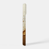 💛 Étui Luxe Gold Flow Glittering Liquid Drip ✨📱 (Côté droit)