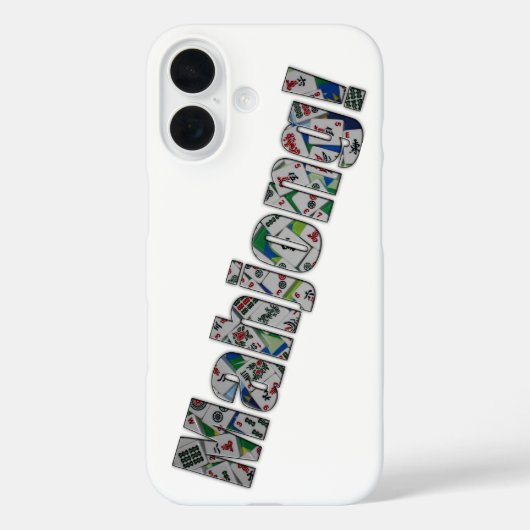 Étui Mahjong pour IPhone 16 (Verso)