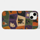 Étui Maison Hantée Chat Fantôme Patchwork Hallowee (Verso (horizontal))