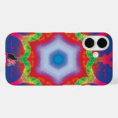 Étui Mandril Kaleidoscope pour iPhone 16 (Verso (horizontal))