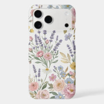 Étui mince pour iPhone 17 Pro Max à motif floral p