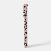 Étui mobile imprimé animal rose (Côté gauche)
