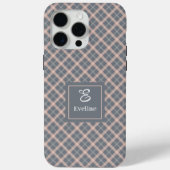 Étui moderne gris corail pour iPhone Organiseur de (Verso)