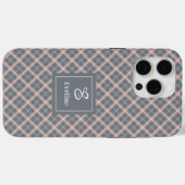 Étui moderne gris corail pour iPhone Organiseur de (Verso (horizontal))
