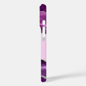 Étui monogrammé à agate violette avec paillettes d (Verso / Gauche)