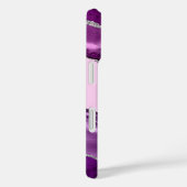 Étui monogrammé à agate violette avec paillettes d (Verso / Droite)