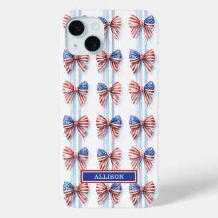 Étui monogrammé Case-Mate iP à nœuds patriotiques