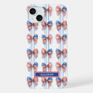 Étui monogrammé Case-Mate iP à nœuds patriotiques