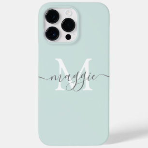 Étui monogramme écriture pastel Case-Mate iPhone 1