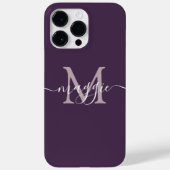 Étui monogramme écriture pastel Case-Mate iPhone 1 (Verso)