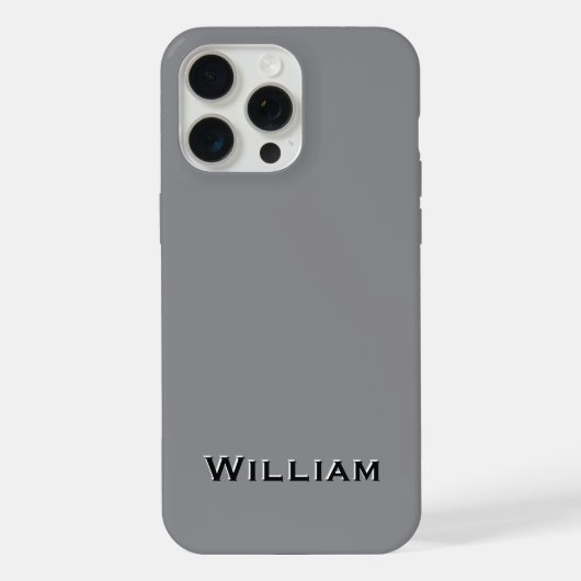 Étui Monogramme Entreprise pour iPhone 15 (Verso)
