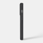 Étui monogramme minimal noir moderne Case-Mate (Côté gauche)
