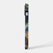 Étui multicolore espace planète cosmique (Côté gauche)