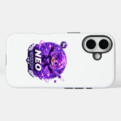 Étui Neon ATOMIVRA pour Iphone (Verso (horizontal))