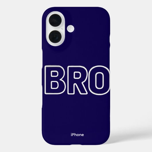 Étui Neon Bro pour iPhone 16 (Verso)