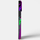 Étui Neon Paint Splatter Case-Mate pour iPhone (Verso / Droite)